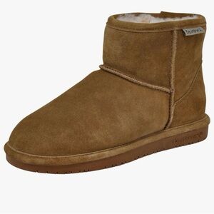 BearPaw Women’s Demi Hickory II Suede Shearling Ankle Boot New with Box Size 8.5